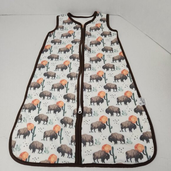 Copper Pearl Cloud Sleep Bag Small (0-6 Month) Baby Buffalo/Bison Moon Cactus - Picture 1 of 7